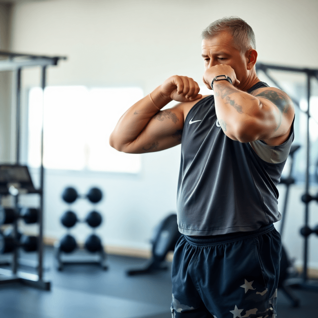 A veteran staying healthy
